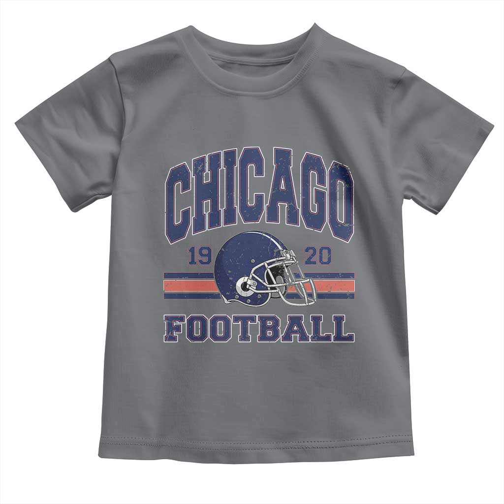 Chicago Football Lover Toddler T Shirt Windy City Pride Sports Fan TS02 Charcoal Print Your Wear