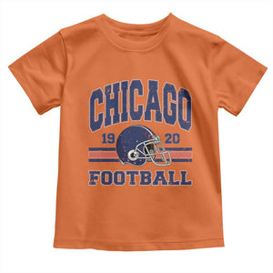 Chicago Football Lover Toddler T Shirt Windy City Pride Sports Fan TS02 Orange Print Your Wear