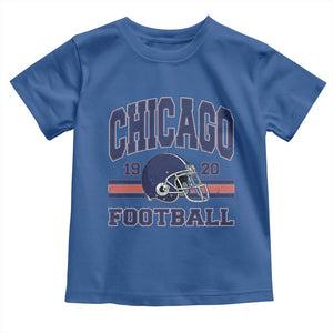 Chicago Football Lover Toddler T Shirt Windy City Pride Sports Fan TS02 Royal Blue Print Your Wear
