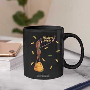 Funny Rigatoni Pasta Marcus The Worm Coffee Mug Dramatic Pasta Lover Foodie Meme TS02 Print Your Wear