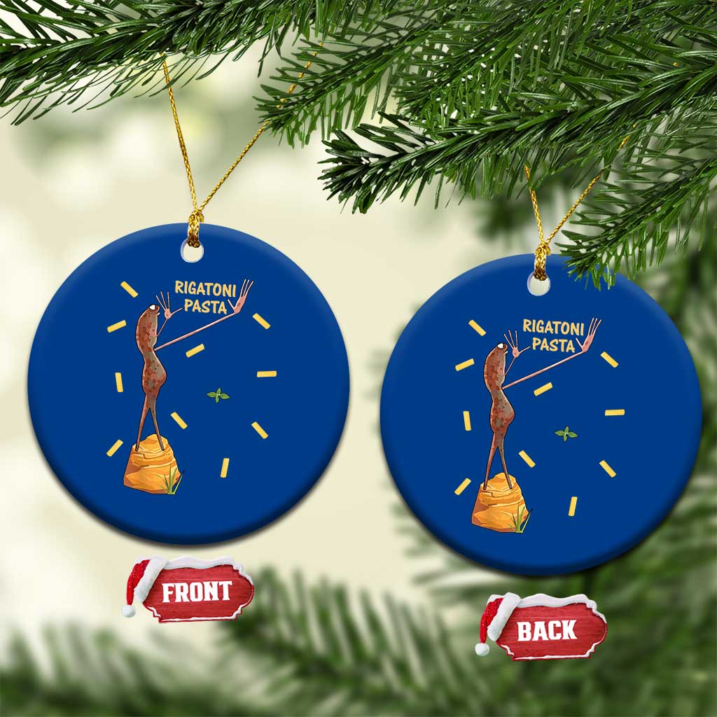 Funny Rigatoni Pasta Marcus The Worm Ceramic Ornament Dramatic Pasta Lover Foodie Meme TS02 1pc Blue Print Your Wear