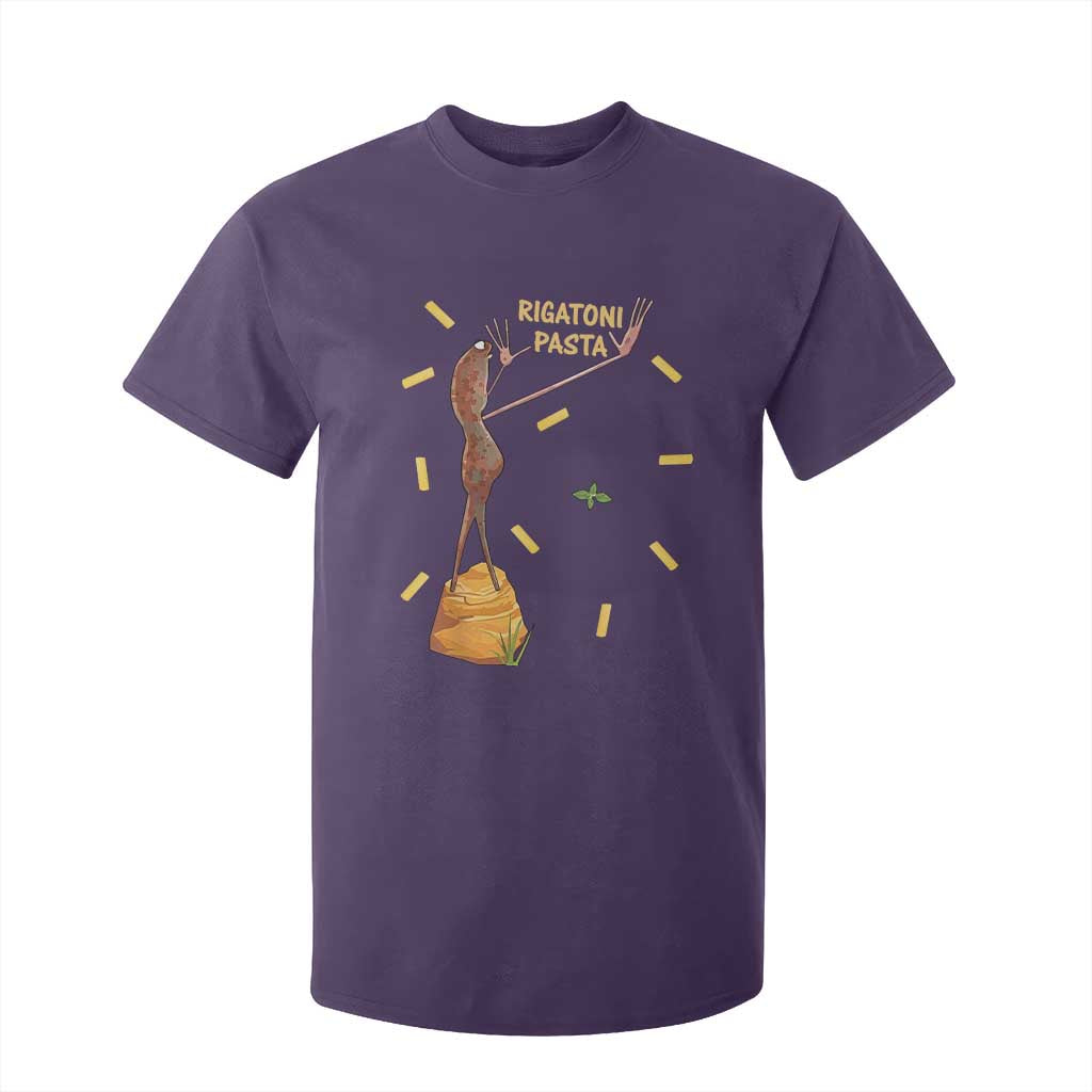 Funny Rigatoni Pasta Marcus The Worm T Shirt For Kid Dramatic Pasta Lover Foodie Meme TS02 Purple Print Your Wear