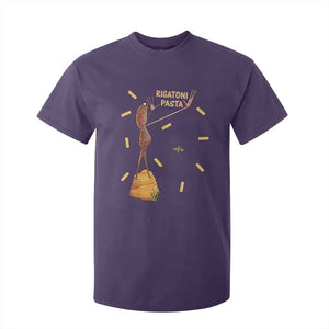 Funny Rigatoni Pasta Marcus The Worm T Shirt For Kid Dramatic Pasta Lover Foodie Meme TS02 Purple Print Your Wear