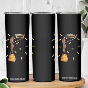 Funny Rigatoni Pasta Marcus The Worm Skinny Tumbler Dramatic Pasta Lover Foodie Meme TS02 Print Your Wear