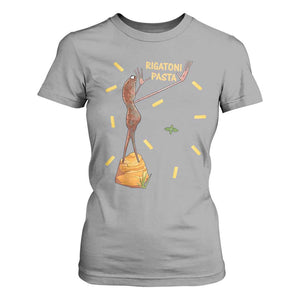 Funny Rigatoni Pasta Marcus The Worm T Shirt For Women Dramatic Pasta Lover Foodie Meme TS02 Sport Gray Print Your Wear