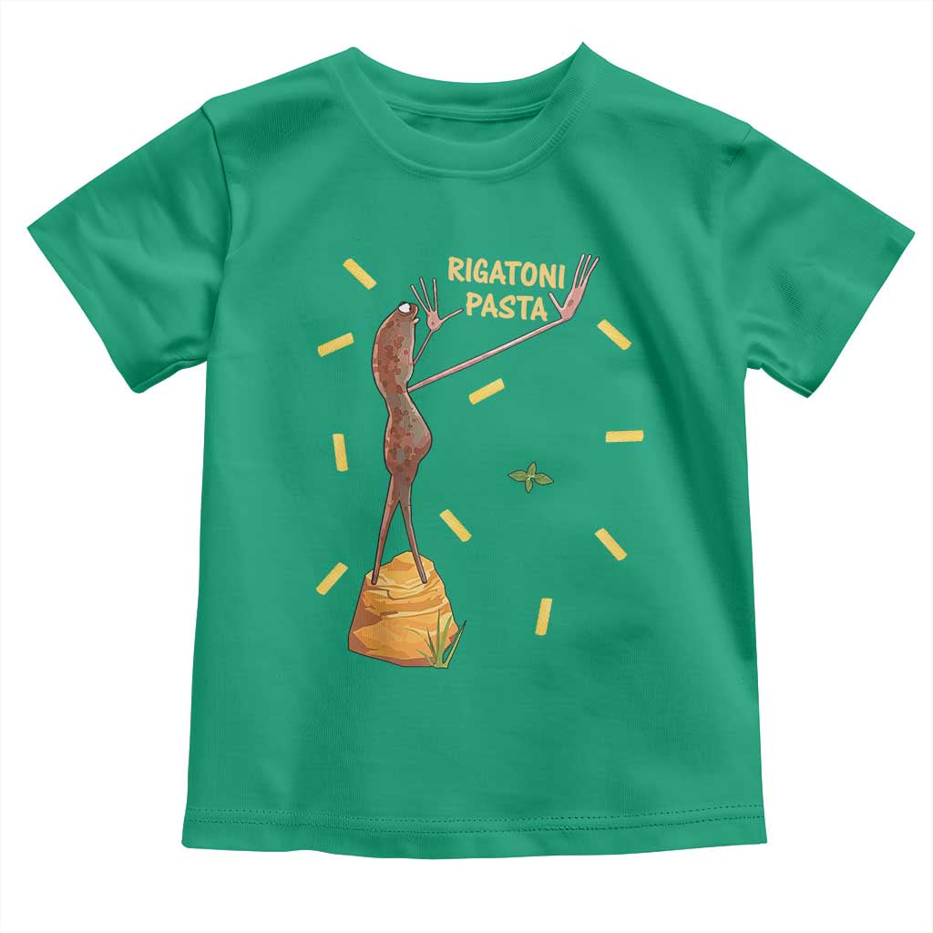 Funny Rigatoni Pasta Marcus The Worm Toddler T Shirt Dramatic Pasta Lover Foodie Meme TS02 Irish Green Print Your Wear