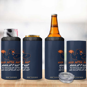 Good Better Best 4 in 1 Can Cooler Tumbler Never Let It Rest Motivational CFB TS02 Print Your Wear