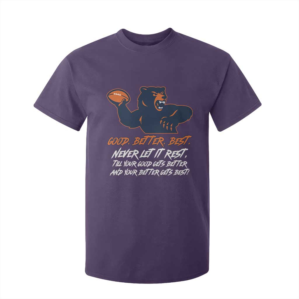 Good Better Best T Shirt For Kid Never Let It Rest Motivational CFB TS02 Purple Print Your Wear