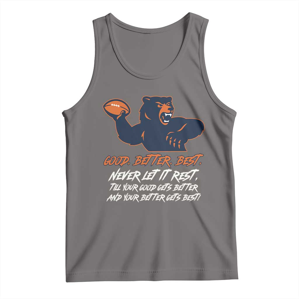 Good Better Best Tank Top Never Let It Rest Motivational CFB TS02 Deep Heather Print Your Wear