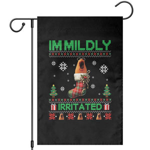 Mildly Irritated Marcus the Worm Meme Garden Flag Funny Christmas Stocking Weirdcore TS02 Black Print Your Wear