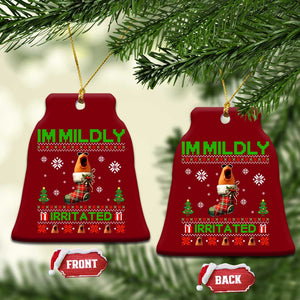 Mildly Irritated Marcus the Worm Meme Ceramic Ornament Funny Christmas Stocking Weirdcore TS02 Print Your Wear