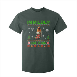 Mildly Irritated Marcus the Worm Meme T Shirt For Kid Funny Christmas Stocking Weirdcore TS02 Dark Forest Green Print Your Wear