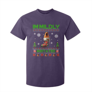 Mildly Irritated Marcus the Worm Meme T Shirt For Kid Funny Christmas Stocking Weirdcore TS02 Purple Print Your Wear
