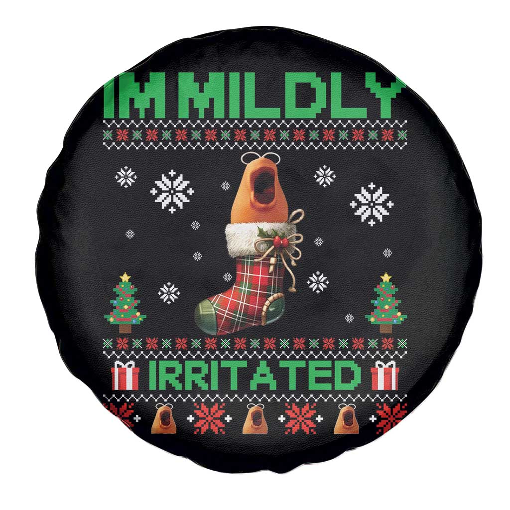 Mildly Irritated Marcus the Worm Meme Spare Tire Cover Funny Christmas Stocking Weirdcore TS02 Print Your Wear