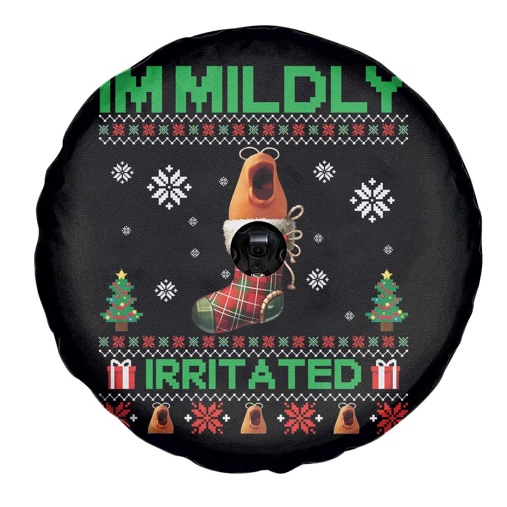 Mildly Irritated Marcus the Worm Meme Spare Tire Cover Funny Christmas Stocking Weirdcore TS02 Print Your Wear