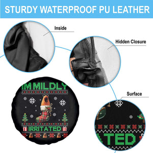 Mildly Irritated Marcus the Worm Meme Spare Tire Cover Funny Christmas Stocking Weirdcore TS02 Print Your Wear