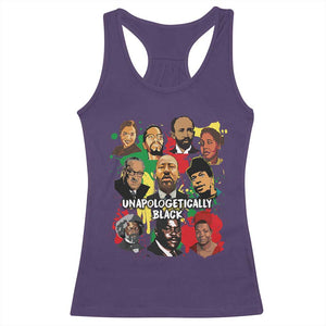Civil Rights Leaders Racerback Tank Top Unapologetically Dope Black Inspiration TS02 Purple Print Your Wear