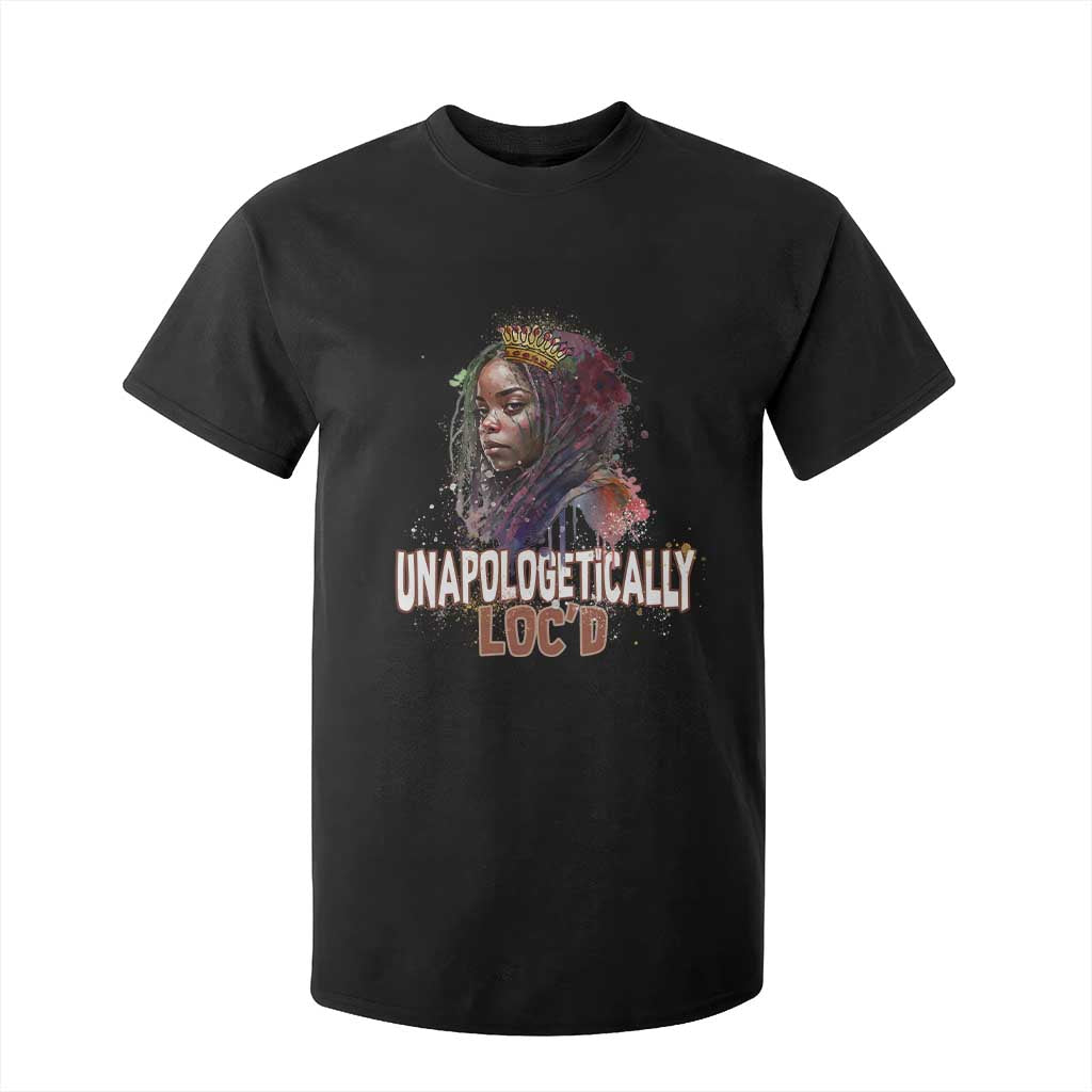 Black Locs Girl T Shirt For Kid Unapologetically Locd Hair Melanin Queen TS02 Black Print Your Wear