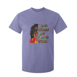 Black Locs Girl T Shirt For Kid Thick Thighs And Locd Vibes African Melanin Women TS02 Violet Print Your Wear