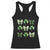 St Patricks Day Coquette Bow Racerback Tank Top Lucky Shamrock Aesthetic TS02 Black Print Your Wear