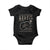Gulf of Mexico Baby Onesie Golfo De Mexico Historic Map 1672 TS02 Black Print Your Wear