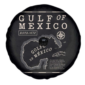Gulf of Mexico Spare Tire Cover Golfo De Mexico Historic Map 1672 TS02 Print Your Wear