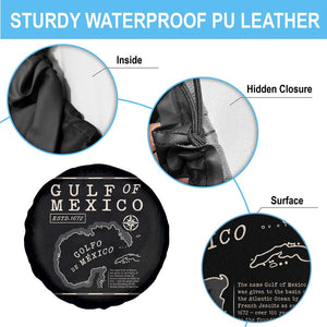 Gulf of Mexico Spare Tire Cover Golfo De Mexico Historic Map 1672 TS02 Print Your Wear