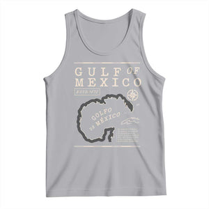 Gulf of Mexico Tank Top Golfo De Mexico Historic Map 1672 TS02 Athletic Heather Print Your Wear