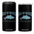 Gulf of Mexico 4 in 1 Can Cooler Tumbler Est 300,000,000 BC Funny Tuna TS02 One Size: 16 oz Black Print Your Wear
