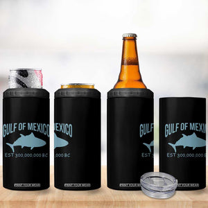 Gulf of Mexico 4 in 1 Can Cooler Tumbler Est 300,000,000 BC Funny Tuna TS02 Print Your Wear