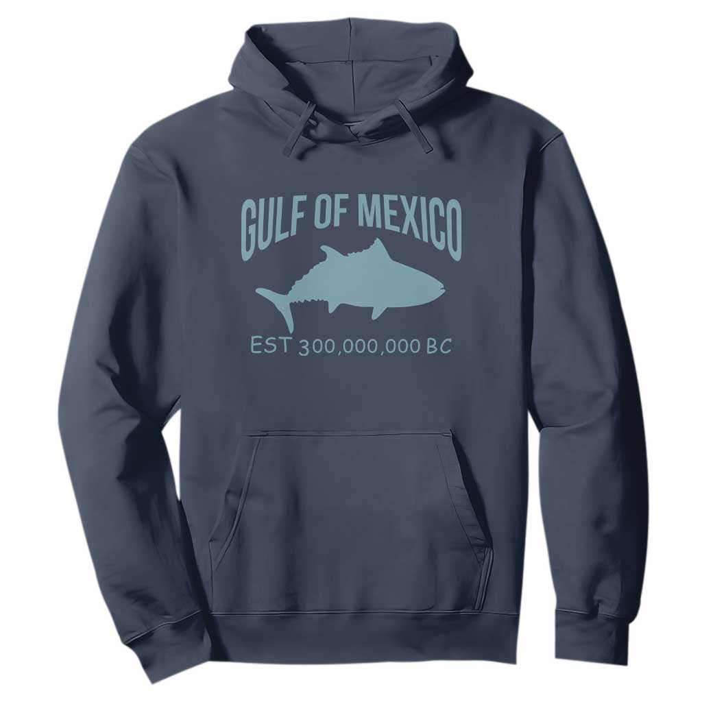 Gulf of Mexico Hoodie Est 300,000,000 BC Funny Tuna TS02 Navy Print Your Wear
