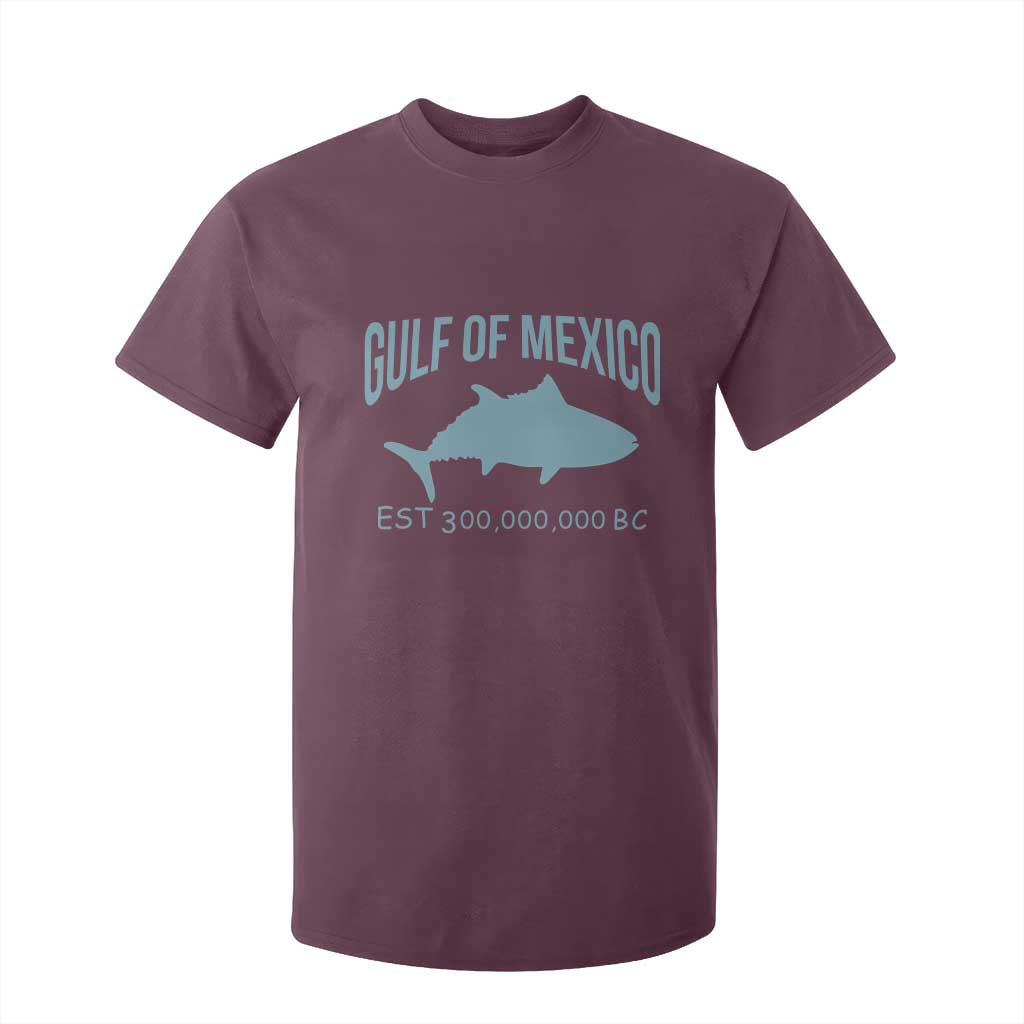 Gulf of Mexico T Shirt For Kid Est 300,000,000 BC Funny Tuna TS02 Maroon Print Your Wear