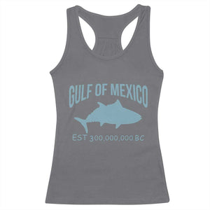 Gulf of Mexico Racerback Tank Top Est 300,000,000 BC Funny Tuna TS02 Charcoal Print Your Wear