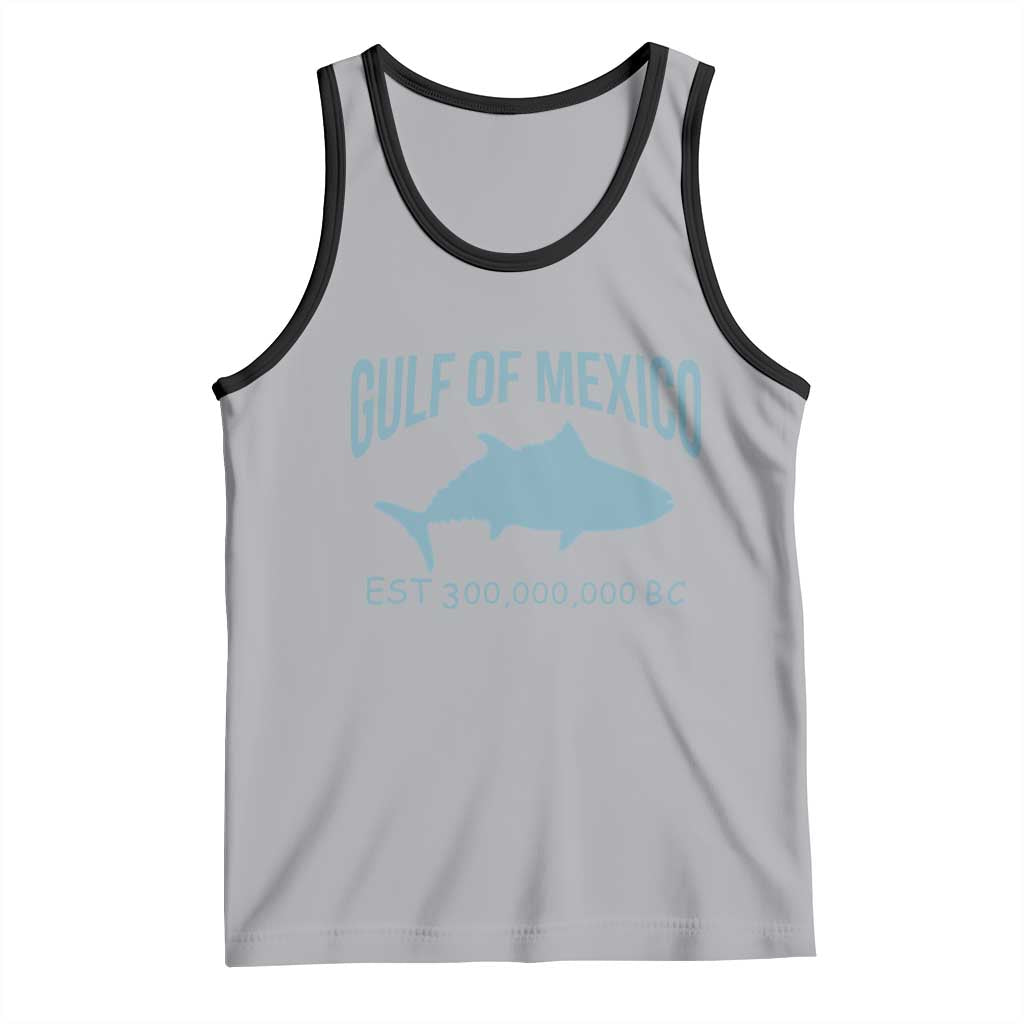 Gulf of Mexico Tank Top Est 300,000,000 BC Funny Tuna TS02 Athletic Heather Black Print Your Wear