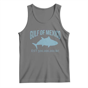 Gulf of Mexico Tank Top Est 300,000,000 BC Funny Tuna TS02 Black Heather Print Your Wear