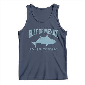Gulf of Mexico Tank Top Est 300,000,000 BC Funny Tuna TS02 Navy Print Your Wear