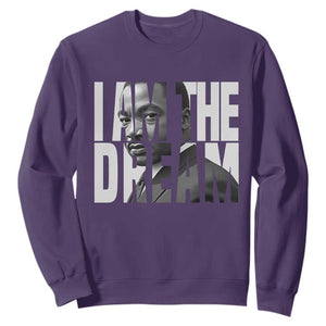 Martin Luther King MLK Day Sweatshirt I Am The Dream Black King Power Black History Month TS02 Purple Print Your Wear