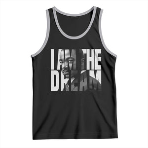 Martin Luther King MLK Day Tank Top I Am The Dream Black King Power Black History Month TS02 Black Athletic Heather Print Your Wear