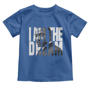 Martin Luther King MLK Day Toddler T Shirt I Am The Dream Black King Power Black History Month TS02 Royal Blue Print Your Wear