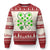 Funny Nurse St Patricks Day Knit Sweatshirt Nursing Stethoscope Green Clover Shamrock TS02 Red Print Your Wear