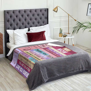 Best Mom Ever Maroon Throw Blanket To My Mom Meaningful Gift for Mother's Day TS02 Print Your Wear