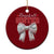 Baseball Sister Ceramic Ornament Soft Ball Game Day Dripping Ice Cream Coquette Bow TS02 1pc Red Print Your Wear