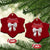 Baseball Sister Ceramic Ornament Soft Ball Game Day Dripping Ice Cream Coquette Bow TS02 Print Your Wear