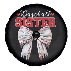 Baseball Sister Spare Tire Cover Soft Ball Game Day Dripping Ice Cream Coquette Bow TS02 Print Your Wear