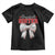 Baseball Sister Toddler T Shirt Soft Ball Game Day Dripping Ice Cream Coquette Bow TS02 Black Print Your Wear