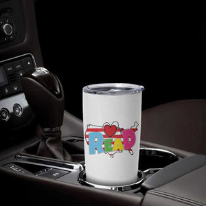 Read Lover America Map Tumbler Cup National Reading Month Bookish Book Lovers TS02 Print Your Wear