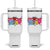 Read Lover America Map Tumbler With Handle National Reading Month Bookish Book Lovers TS02 One Size: 40 oz White Print Your Wear