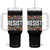 Floral Resist Tumbler With Handle Not My President Not My Voice Not My Values Not My Beliefs TS02 One Size: 40 oz Black Print Your Wear