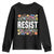 Floral Resist Youth Sweatshirt Not My President Not My Voice Not My Values Not My Beliefs TS02 Black Print Your Wear