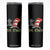 Autism Awareness Skinny Tumbler Why Fit In When You Were Born To Stand Out Cat In Hat TS02 Black Print Your Wear